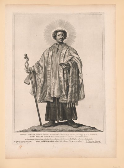 Sankt Odulf, fra Helgener i det nordlige og sydlige Holland af Cornelis Visscher