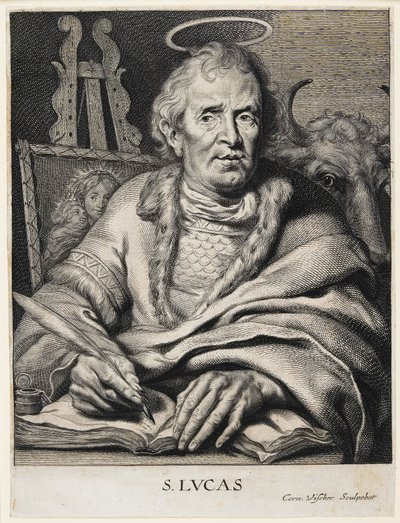 St. Luke af Cornelis Visscher