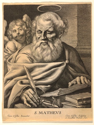 St. Matthew (S.Mathevs) af Cornelis Visscher