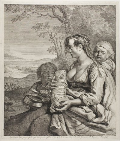 Den bohemeagtige kvinde af Cornelis Visscher