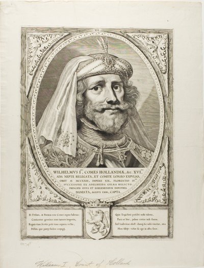 William I, fra Principes Hollandiae, Zelandiae, et Frisiae af Cornelis Visscher
