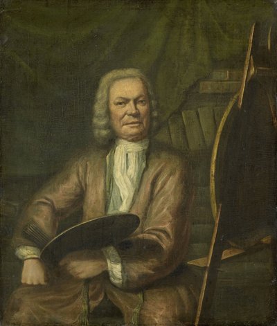 Portræt af Jan Maurits Quinkhard, maler af Cornelis Wever