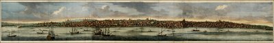 Koloreret udsigt over Konstantinopel fra 1698 af Cornelis De Bruyn af Cornelis de Bruijn