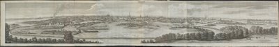Moskva Fra: Rejser tværs over Moskva, 1711 af Cornelis de Bruijn
