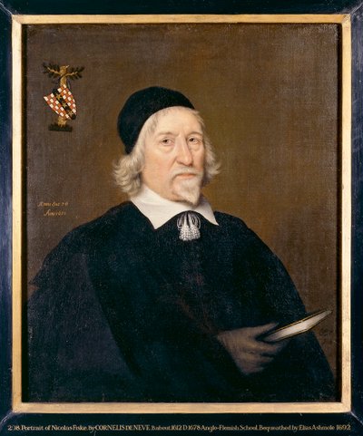 Portræt af en mand, kaldet Nicholas Fiske, 1651 af Cornelis de Neve