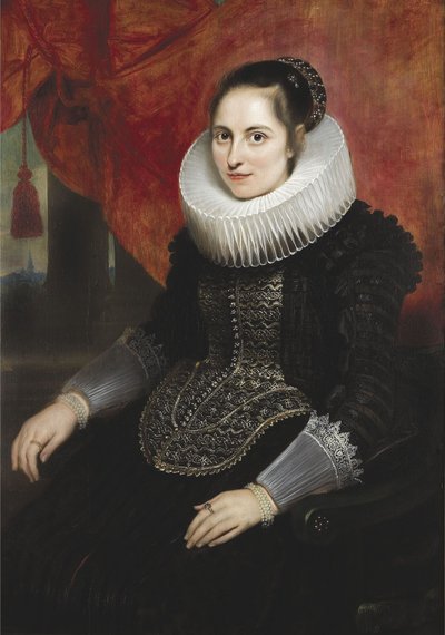Mary of Ghinder døre af Cornelis de Vos