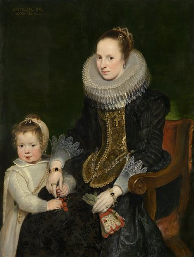 Mor og barn af Cornelis de Vos