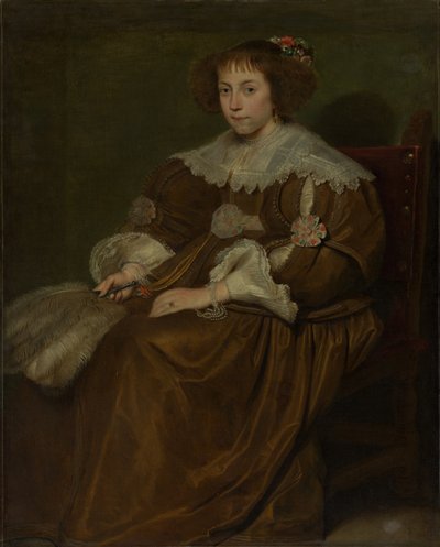 Portræt af en ung kvinde. af Cornelis de Vos