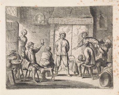 Bønder i en kro Genrescener (serietitel) af Cornelis de Wael