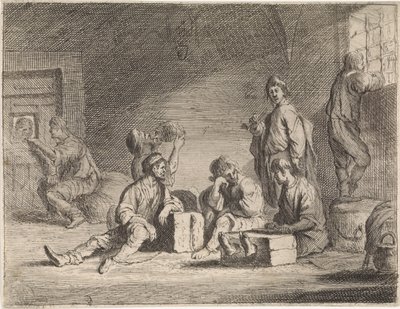 Fanger i fangekælder Genrescener (serietitel) af Cornelis de Wael