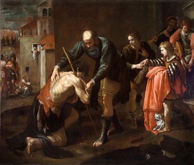 Return of the Prodigal Son, ca. 1650 (olie på lærred) af Cornelis de Wael