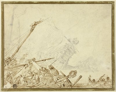 Skibsvrag af Cornelis de Wael