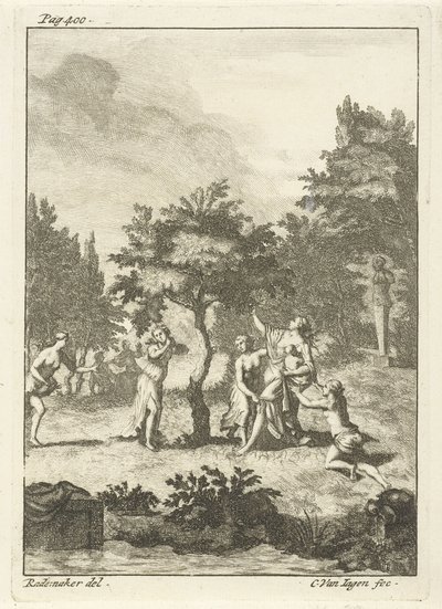 Nymfer under træet af Cornelis van Jagen