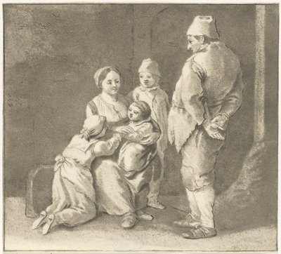 Gruppe af figurer af Cornelis van Noorde