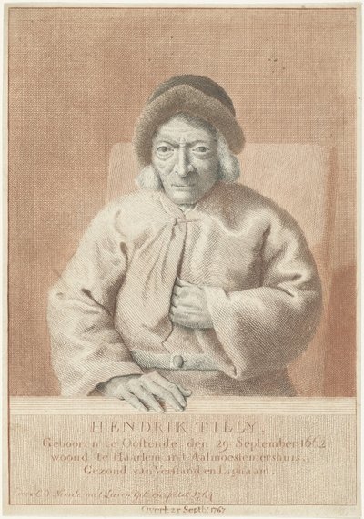 Portret van Hendrik Tilly af Cornelis van Noorde