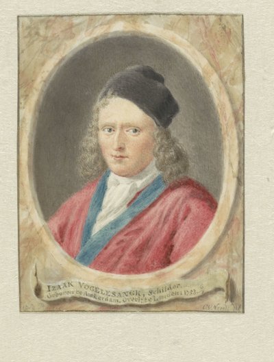 Portræt af Izaak Vogelensanck af Cornelis van Noorde
