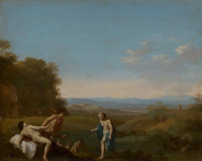 Diana entdeckt den Fehltritt der Callisto af Cornelis van Poelenburch