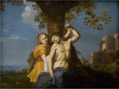 Sankt Sebastian af Cornelis van Poelenburch
