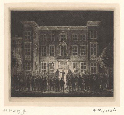 Begravelse af Delft Academy, 30. juni 1864 af Cornelis van der Griendt