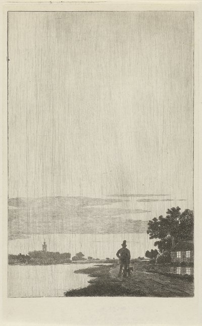 Donatis komet, 1858 af Cornelis van der Griendt