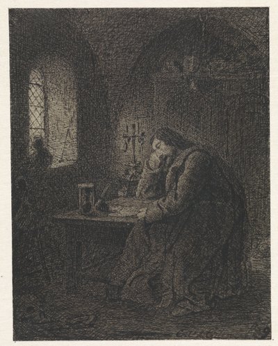 Lærer i studieværelse af Cornelis van der Griendt