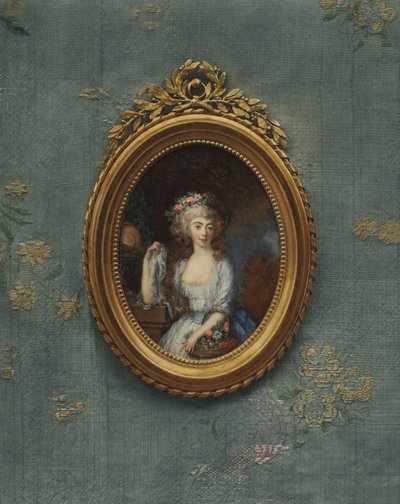 Portræt af prinsesse Louise af Hessen-Darmstadt af Cornelius Hoyer