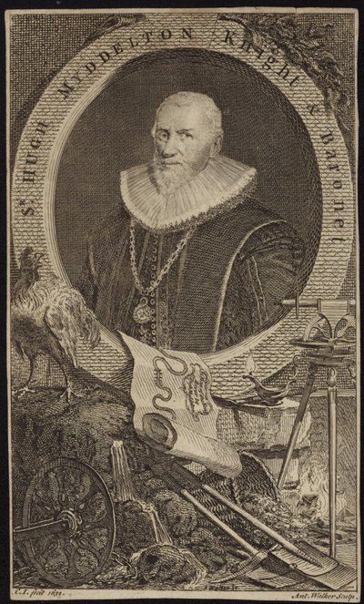 Hugh Myddleton af Cornelius Janssen van Ceulen
