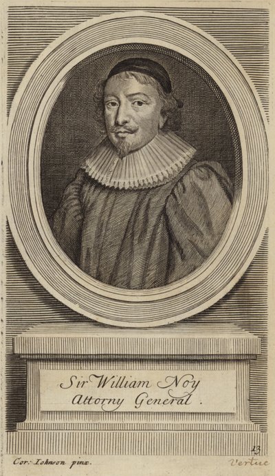 Sir William Noy af Cornelius Janssen van Ceulen