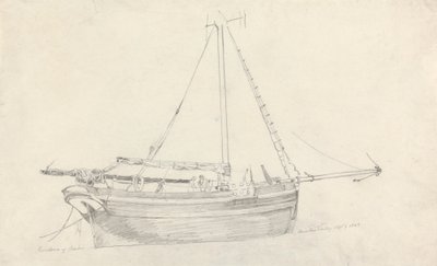 Fiskerfartøjet "Providence" af Scarborough af Cornelius Varley