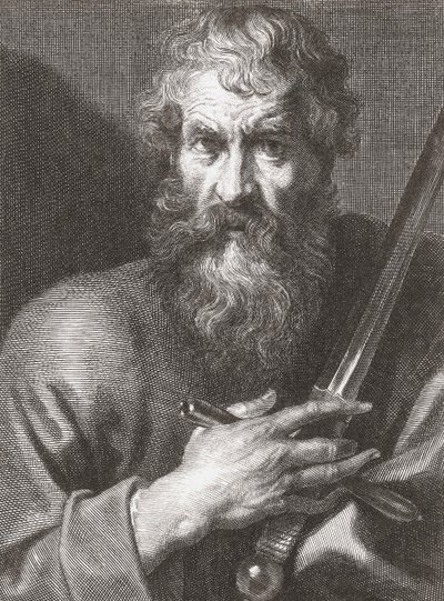 Apostlen Paulus. Portræt. af Cornelius van Caukercken