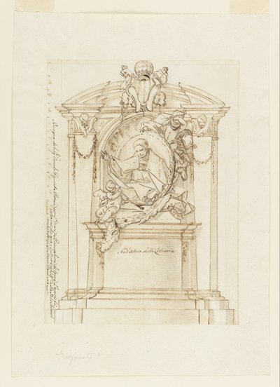 Design til et monument af Corrado Giaquinto