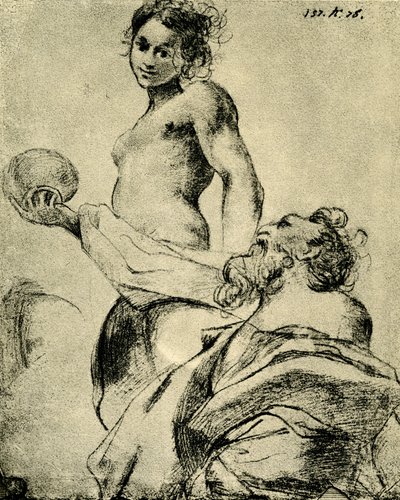 Studer til en gruppe af Antonio da Correggio