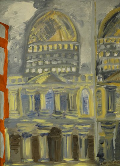 St Pauls Cathedral reflekteret af Cosima Duggal