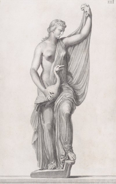 Statue af Leda og Svanen, 1734 af Cosimo Mogalli