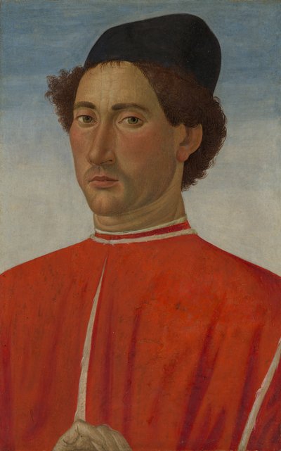 Portræt af en mand, ca. 1481-82. af Cosimo Rosselli