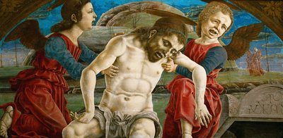 Renæssance :Le corps du Christ, entoure d
