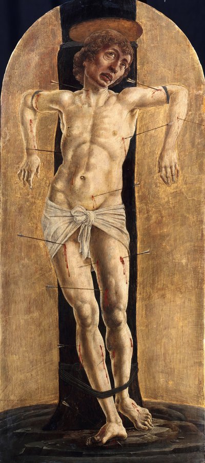 Sankt Sebastian, ca 1484 af Cosimo Tura