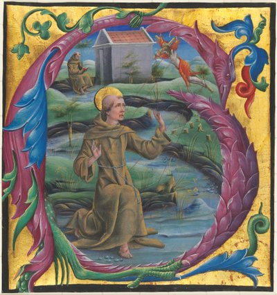 Saint Francis modtager Stigmata af Cosmè Tura