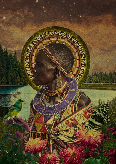 Afrikansk kvinde, naturånd af CosmoZach
