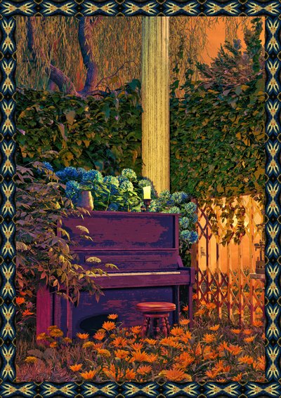 Enchanted Garden Piano af CosmoZach