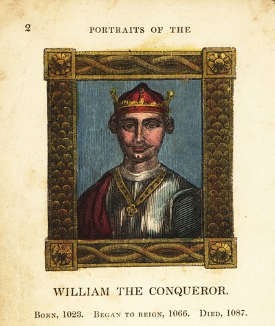 Portræt af Kong Vilhelm I Erobreren, af England, født 1023, begyndte regeringstid 1066 og døde 1087 af Cosmo Armstrong