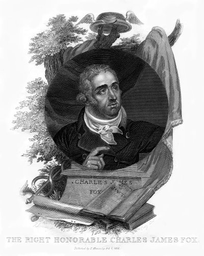 Charles James Fox, britisk whig-politiker, 1815. af Craig