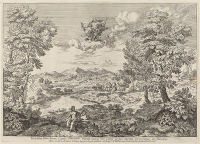 Jupiter i et Landskab af Crescenzio Onofri