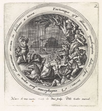 syndfloden History of Noah (serietitel) af Crispijn van de Passe (I)