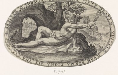 Merkur Gods and Goddesses Involvered in the Judgment of Paris (serietitel) af Crispijn van de Passe (I)
