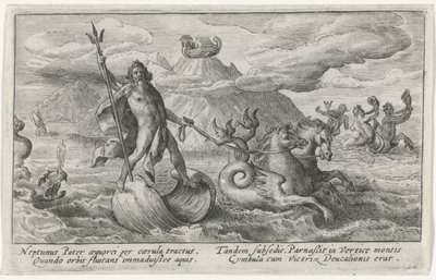 Neptun beroliger bølgerne Metamorphoses of Ovid (serietitel) af Crispijn van de Passe (I)