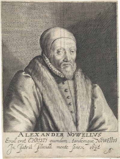 Portret af Alexander Nowell af Crispijn van de Passe (I)