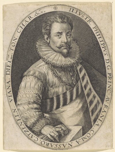 Portræt af Philip William, Prince of Orange af Crispijn van de Passe (I)