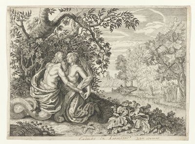 Harmoni på Cadmus Metamorfosen van Ovidius (serietitel) af Crispijn van de Passe (II)
