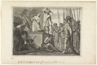 Tilbud fra Polyxena Metamorfosen van Ovidius (serietitel) af Crispijn van de Passe (II)